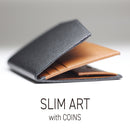 CtwoQ SLIMART with COINS 二つ折り 財布（小銭入れあり）